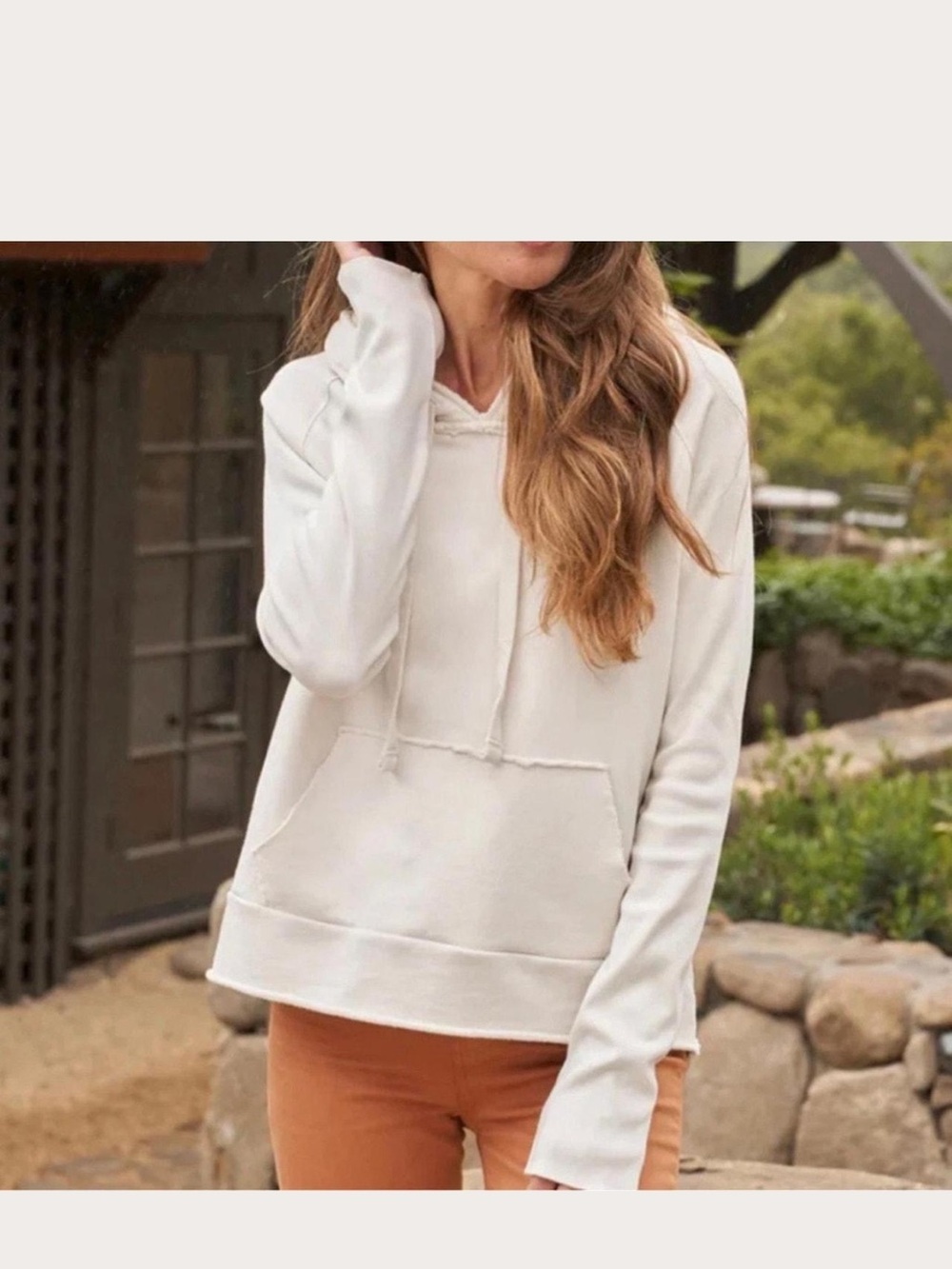 Frank & Eileen Cream Lightweight Hoodie
